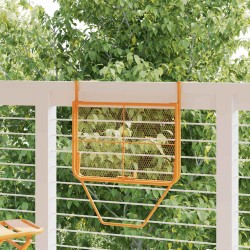 Table de balcon Jaune 60x40 cm Acier 541602541602