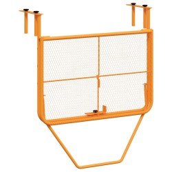 Table de balcon Jaune 60x40 cm Acier 541602541602