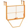 Table de balcon Jaune 60x40 cm Acier 541602541602