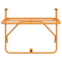 Table de balcon Jaune 60x40 cm Acier 541602541602