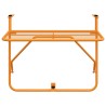 Table de balcon Jaune 60x40 cm Acier 541602541602