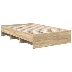 Cadre de lit Chêne Sonoma 137 x 203 cm Bois d'ingénierie 541611541611