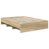 Cadre de lit Chêne Sonoma 150 x 200 cm Bois d'ingénierie 541628541628