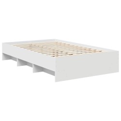 Cadre de lit Blanc 120 x 123 cm Bois d'ingénierie 541636541636