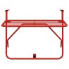 Table de balcon Rouge 60x40 cm Acier 541637541637