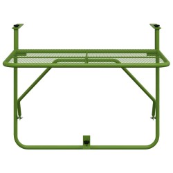 Table de balcon Vert 60x40 cm Acier 541638541638