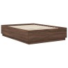 Cadre de lit Chêne brun 150 x 200 cm Bois d'ingénierie 541653541653