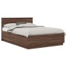 Cadre de lit Chêne brun 140 x 190 cm Bois d'ingénierie 541654541654