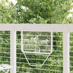 Table de balcon Blanc 60x40 cm Acier 541667541667