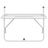 Table de balcon Blanc 60x40 cm Acier 541667541667