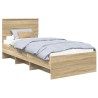 Cadre de lit Chêne Sonoma 120 x 123 cm Bois d'ingénierie 541693541693
