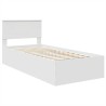 Cadre de lit Blanc 75 x 190 cm Bois d'ingénierie 541726541726