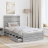 Cadre de lit Gris Sonoma 90 x 200 cm Bois Ingénierie 541759541759