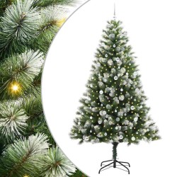 Sapin de Noël artificiel à charnière avec neige en flocons 541812541812