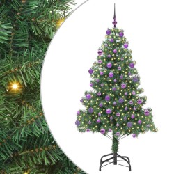 Sapin de Noël avec 300 LED avec support Vert 180 cm PVC 541815541815