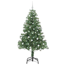 Sapin de Noël avec 300 LED avec support Vert 180 cm PVC 541816541816