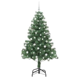 Sapin de Noël avec 300 LED avec support Vert 180 cm PVC 541816541816