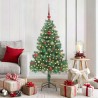 Sapin de Noël avec 150 LED avec support Vert 150 cm PVC 541817541817