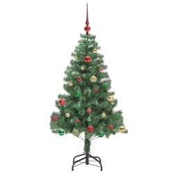 Sapin de Noël avec 150 LED avec support Vert 150 cm PVC 541817541817