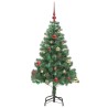 Sapin de Noël avec 150 LED avec support Vert 150 cm PVC 541817541817