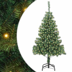 Sapin de Noël avec 300 LED avec support Vert 180 cm PVC 541818541818