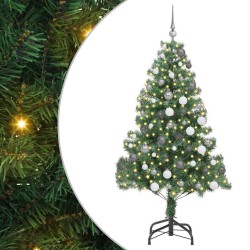 Sapin de Noël avec 300 LED avec support Vert 180 cm PVC 541819541819