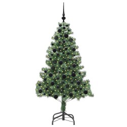 Sapin de Noël avec 300 LED avec support Vert 180 cm PVC 541821541821