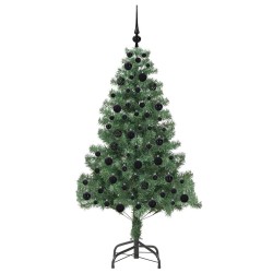 Sapin de Noël avec 300 LED avec support Vert 180 cm PVC 541821541821