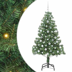 Sapin de Noël avec 300 LED avec support Vert 180 cm PVC 541823541823