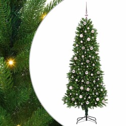 Sapin de Noël avec 300 LED avec support Vert 240 cm PE 541824541824