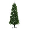 Sapin de Noël avec 300 LED avec support Vert 240 cm PE 541825541825
