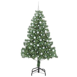 Sapin de Noël avec 300 LED avec support Vert 210 cm PVC 541826541826