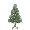 Sapin de Noël avec 300 LED avec support Vert 210 cm PVC 541826541826