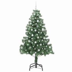Sapin de Noël avec 300 LED avec support Vert 210 cm PVC 541826541826