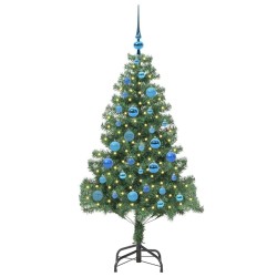 Sapin de Noël avec 150 LED avec support Vert 150 cm PVC 541827541827