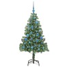 Sapin de Noël avec 150 LED avec support Vert 150 cm PVC 541827541827