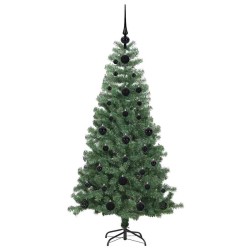 Sapin de Noël avec 150 LED avec support Vert 120 cm PVC 541828541828