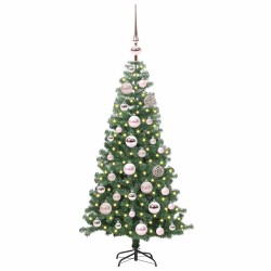 Sapin de Noël avec 150 LED avec support Vert 120 cm PVC 541829541829