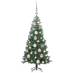 Sapin de Noël avec 150 LED avec support Vert 120 cm PVC 541829541829