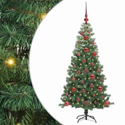 Sapin de Noël avec 150 LED avec support Vert 120 cm PVC 541830541830