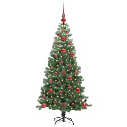 Sapin de Noël avec 150 LED avec support Vert 120 cm PVC 541830541830