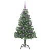 Sapin de Noël avec 150 LED avec support Vert 150 cm PVC 541831541831