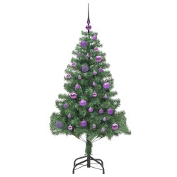 Sapin de Noël avec 150 LED avec support Vert 150 cm PVC 541831541831