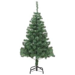 Sapin de Noël avec 150 LED avec support Vert 150 cm PVC 541831541831
