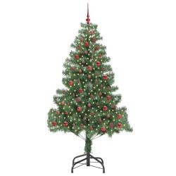 Sapin de Noël avec 300 LED avec support Vert 210 cm PVC 541832541832