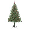 Sapin de Noël avec 300 LED avec support Vert 210 cm PVC 541832541832