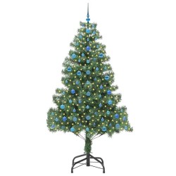Sapin de Noël avec 300 LED avec support Vert 210 cm PVC 541833541833