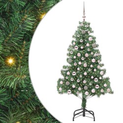 Sapin de Noël avec 300 LED avec support Vert 210 cm PVC 541835541835
