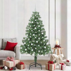 Sapin de Noël avec 300 LED avec support Vert 210 cm PVC 541837541837