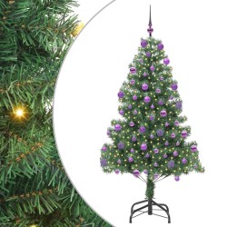Sapin de Noël avec 300 LED avec support Vert 210 cm PVC 541838541838